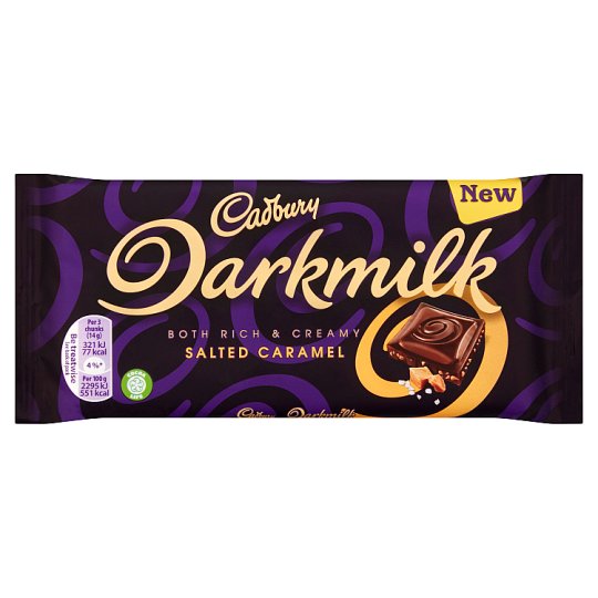 Cadbury Darkmilk Salted Caramel Chocolate 85g