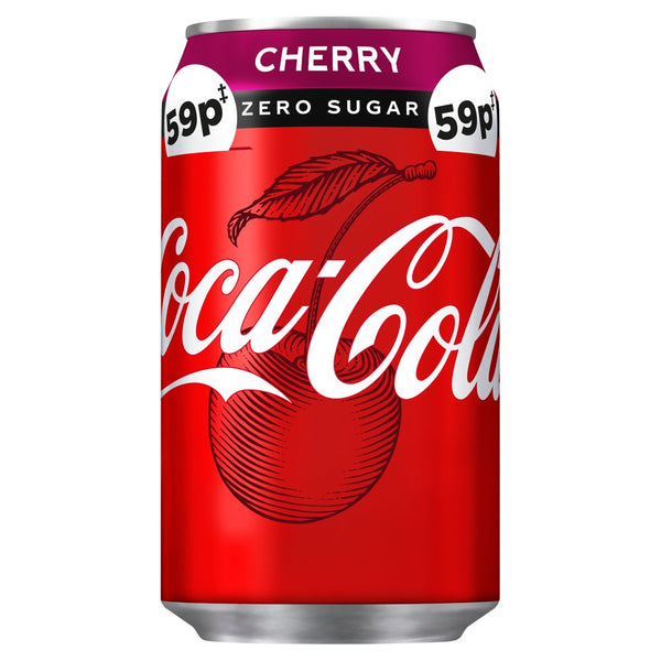 Coca Cola Cherry Zero Sugar Can 330ml