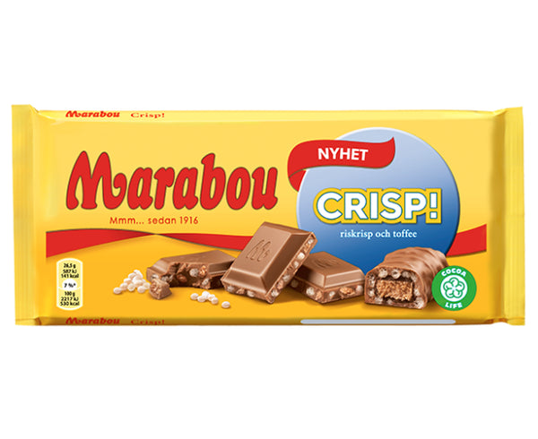 Marabou Crisp Chocolate 185g