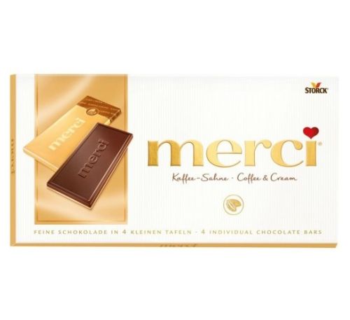 Merci Kaffee Sahne Chocolates 100g