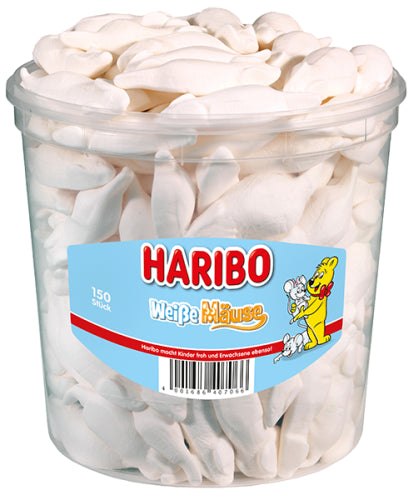 Haribo Weisse Mause Jelly 150pcs 1kg