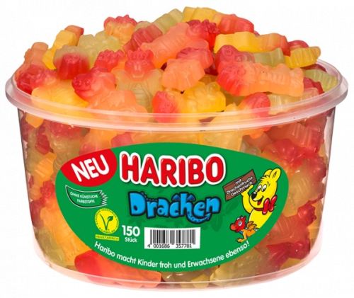 Haribo Drachen Gummies 150pcs 1.3kg