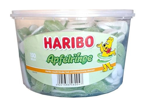 Haribo Apfelringe Gummies 150pcs 1.2kg