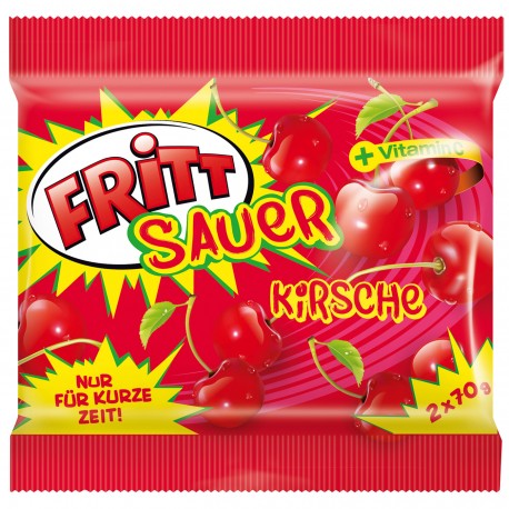 Fritt Sauer Kirsche Gums 2x70g 140g