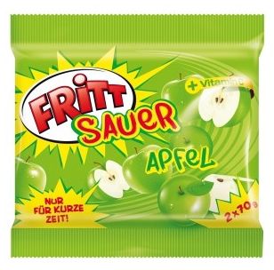 Fritt Sauer Apfel Gums 2x70g 140g