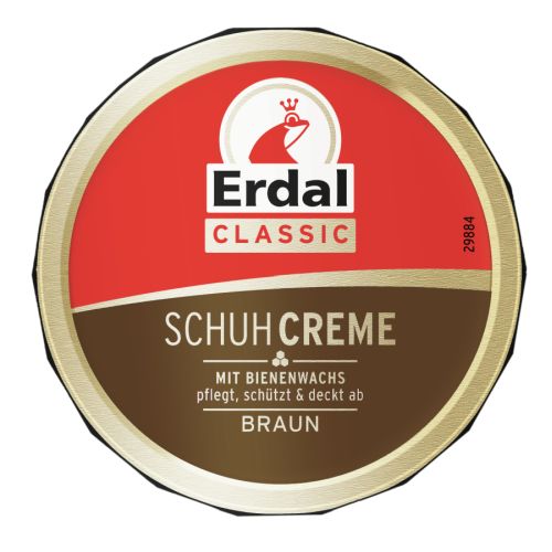 Erdal Schuhcreme Braun Brown Paste Jar 75ml