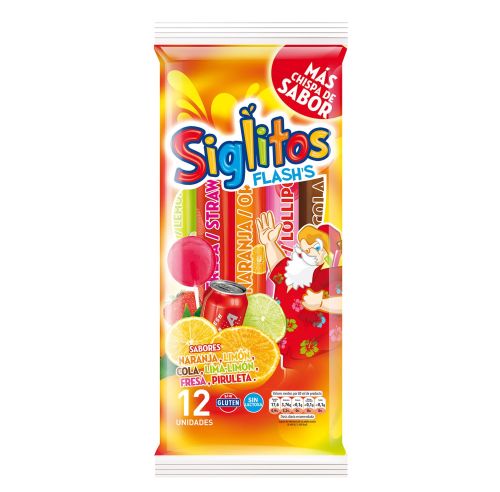 Siglitos Flash Ice Pops Water Ice Cream 12pcs 960g