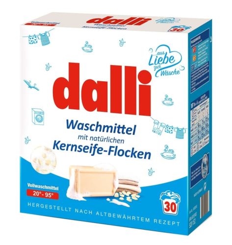 Dalli Univ mit Kernseife Flocken Powder 30 liters 1.9 kg