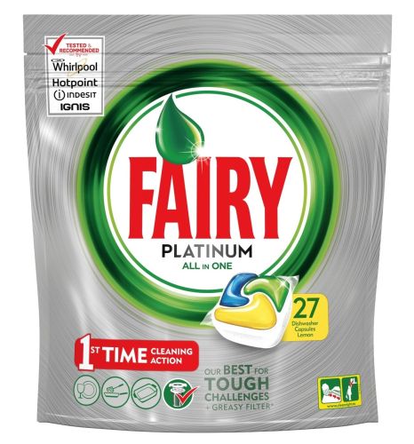 Fairy Platinum All in One Lemon Tabs 27pcs 402g