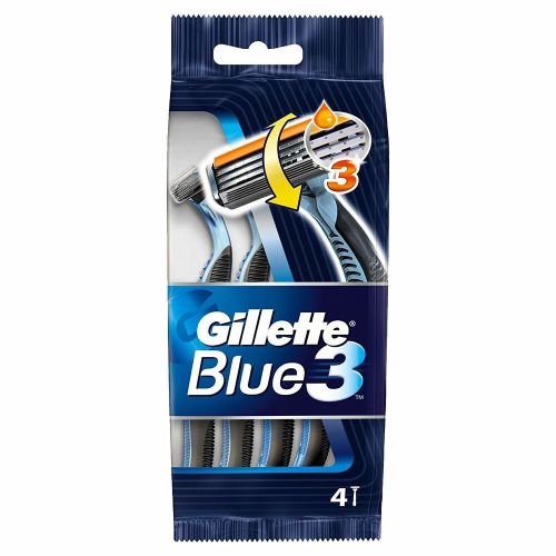 Gillette Blue 3 Razors 4pcs