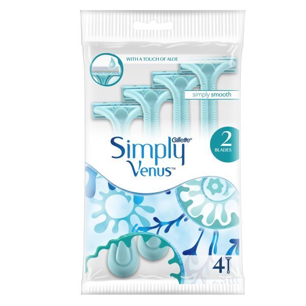 Gillette Simply Venus Razors 4 pcs