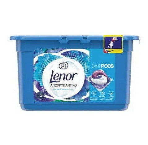 Lenor 3in1 Pods Radiant Water Lily 13p 343g