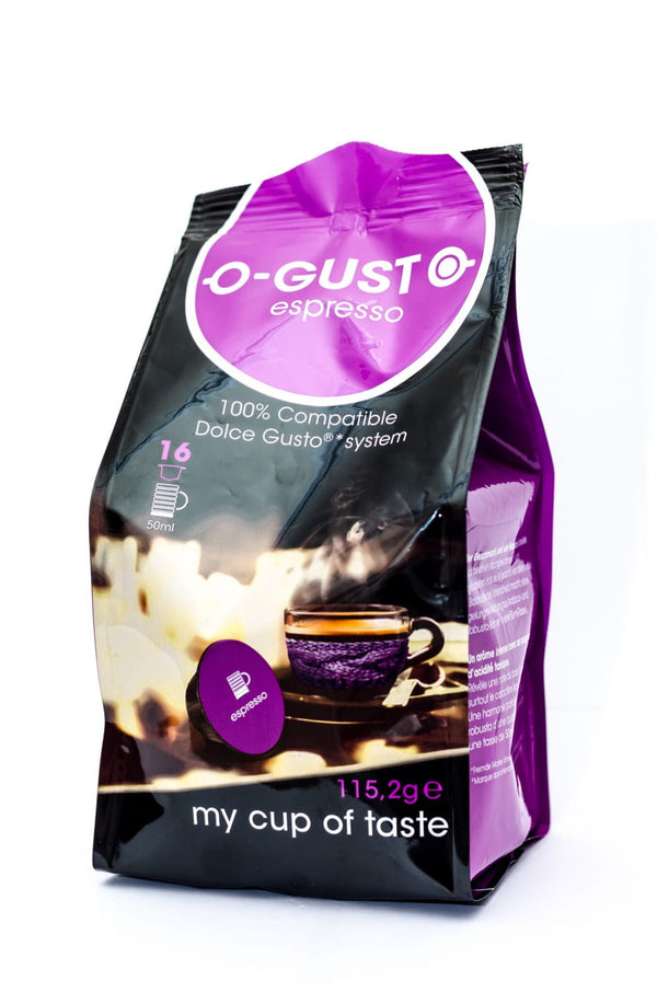 O-Gusto Espresso Caps 16pcs 115.2g