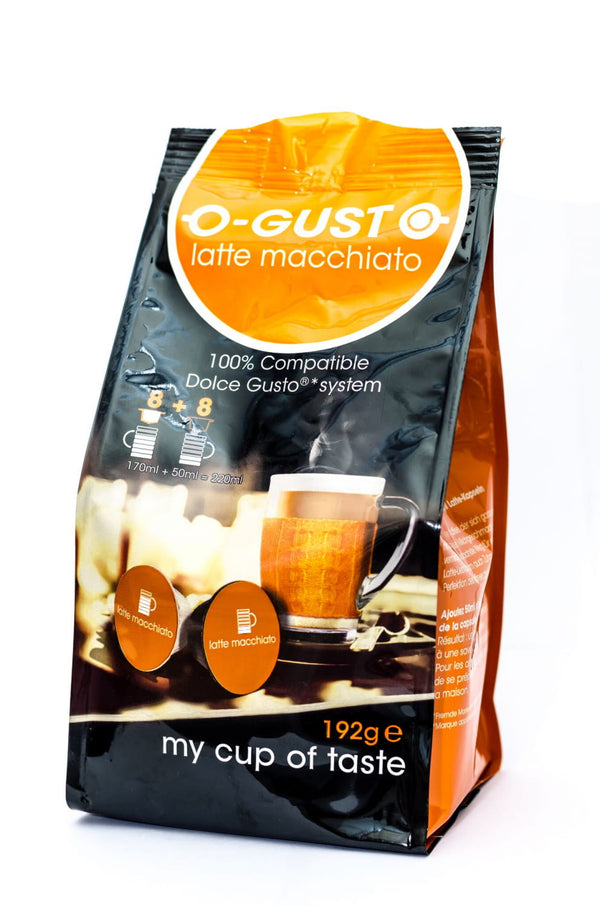 O-Gusto Latte Macchiato Caps 8 + 8pcs 192g