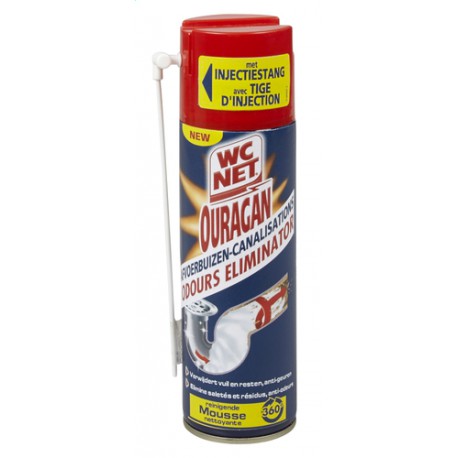 WC Net Ouragan Odours Mousse for Tubes 300ml