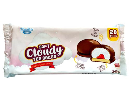 Fundiez Soft Cloudy Tea Cakes 20pcs 240g