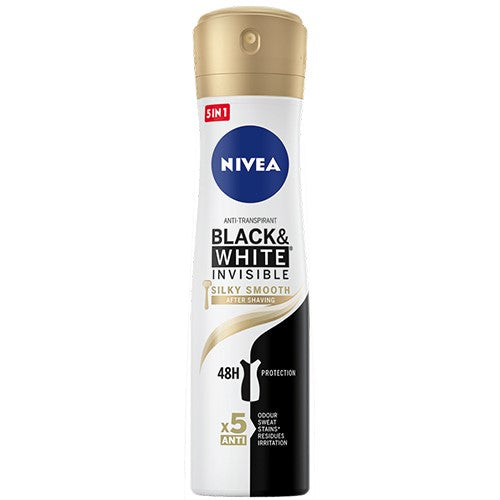 Nivea Black & White Silky Smooth Deo 150ml