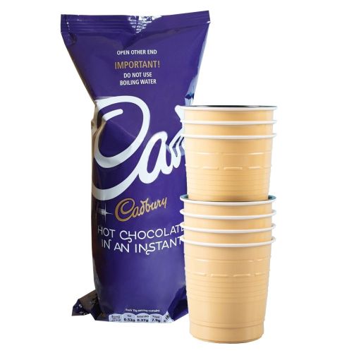 Cadbury Hot Chocolate Instant in 7 pcs 91g cups