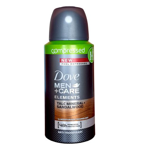 Dove Men + Care Talc Mineral Sandalwood Deo 75ml