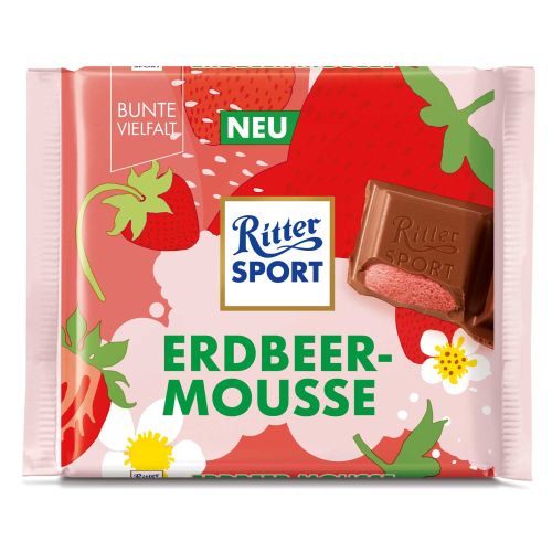 Ritter Sport Erdbeer Mousse chocolate 100g