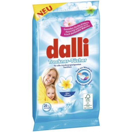 Dalli Trockner-Tucher Dryer Wipes 25 pcs