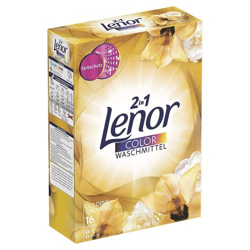 Lenor 2in1 Color Goldene Orchids Powder 16p 1kg