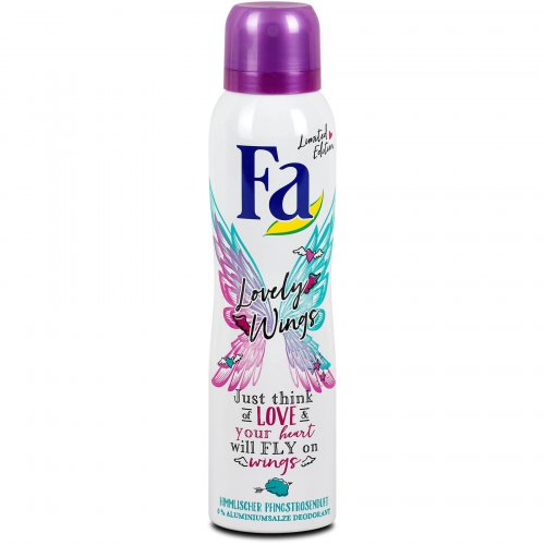 Fa Lovely Wings Himmlischer Pfingstrosen Deo 150ml