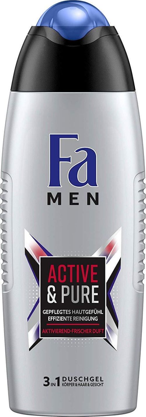 Fa Men Active Pure 3in1 Gel / Shampoo 250ml