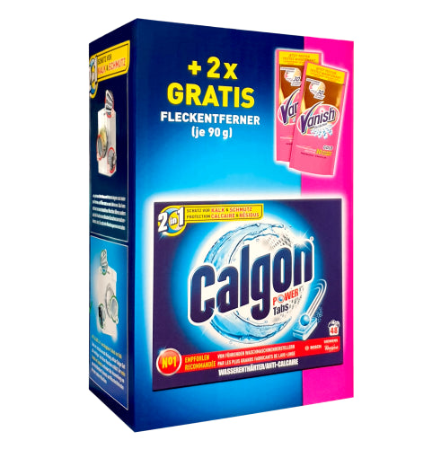 Calgon Power Tabs 48p 624g + Vanish Gold 2x90g