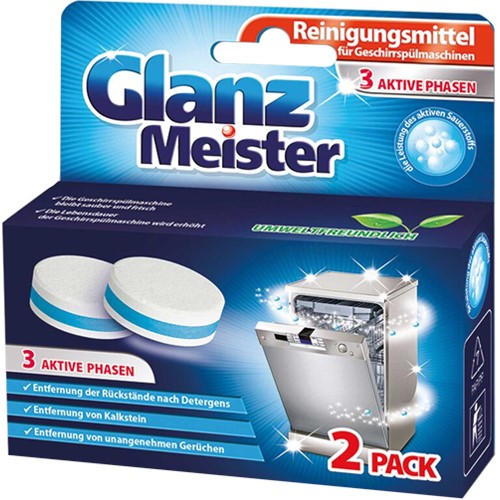 Glanz Meister Tabs for Cleaners Dishwashers 2pcs 80g