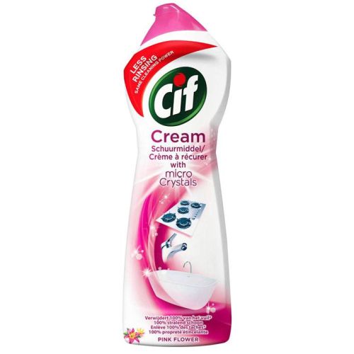 Cif Cream Micro Crystals Pink Flower 750ml