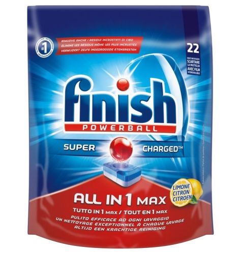 Finish All in 1 Max Tabs Citron 22pcs 359g