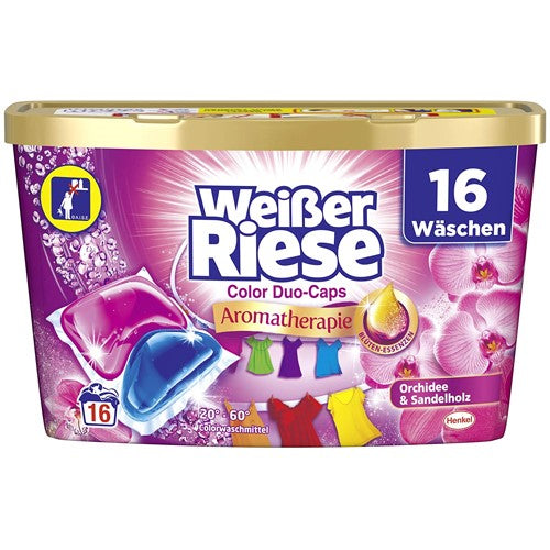 Weißer Riese Duo-Caps Color Orchidee 16p 320g