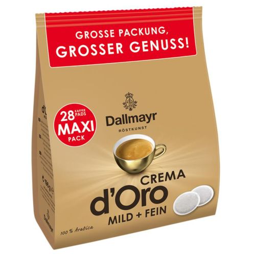 Dallmayr Crema d'Oro Mild & Fein Pads 28pcs 196g