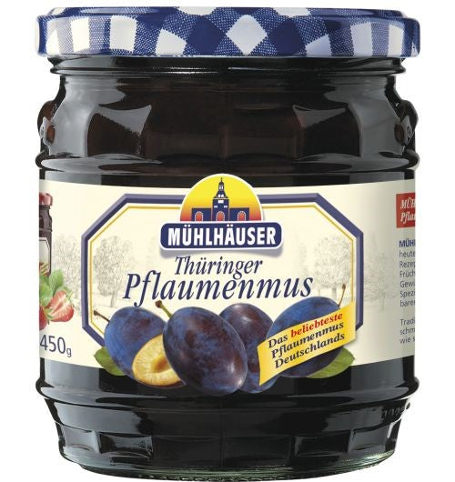 Muhlhauser Plum Jam from the Thuringian Region 450g