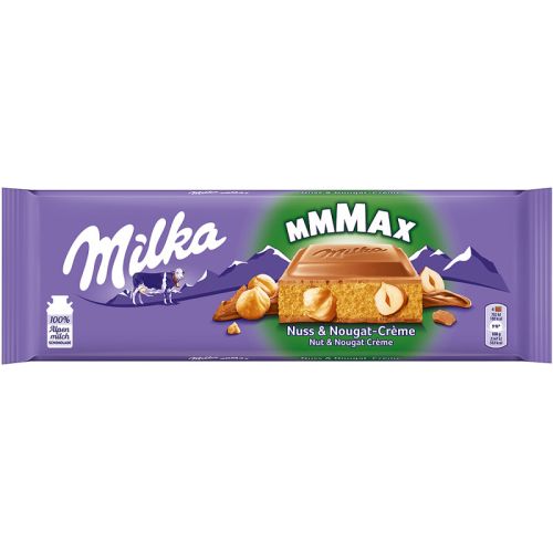 Milka MMMAX Nuss & Nougat Creme Chocolate 300g