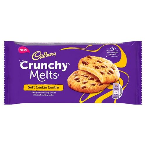 Cadbury Crunchy Melts Soft Cookie Center 156g