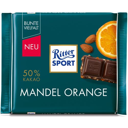 Ritter Sport Mandel Orange chocolate 100g