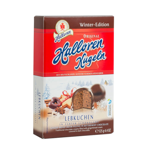 Halloren Kugeln Lebkuchen-Gewurzen 12pcs 125g