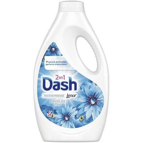 Dash 2in1 Lenor Envolee D'air Gel 24p 1,3L