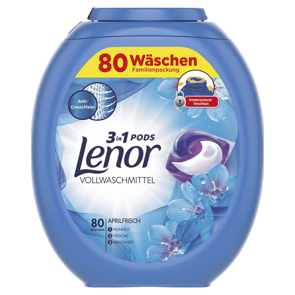 Lenor 3in1 Pods Universal Aprilfrisch 80p 2.1kg