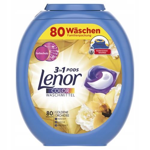 Lenor 3in1 Pods Color Goldene Orchidee 80p 2.1kg