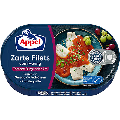 Appel Hering Filets Tomate Burgunder Art 200g