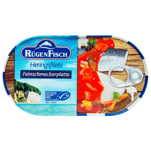 RugenFisch Heringsfilets Feinschmeckerplatte 200g