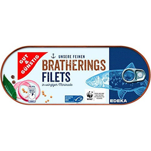 G&G Bratherings Filets in Wurzig Marinade 325g