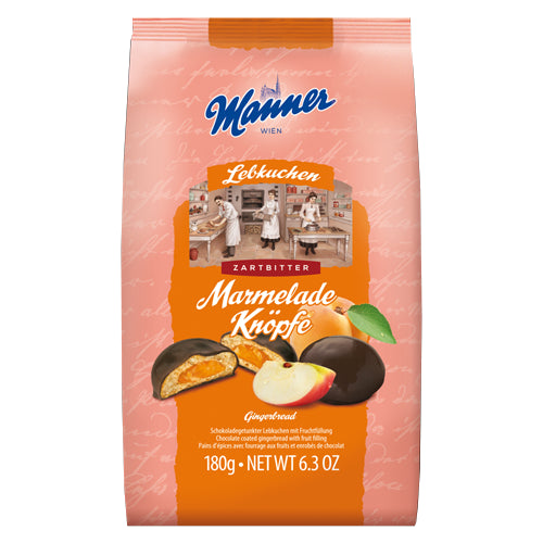 Manner Lebkuchen Marmelade Knopfe Gingerbreads 180g