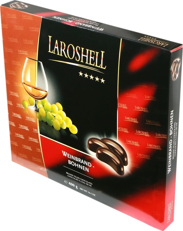 Laroshell Weinbrand-Bohnen Pralines 400g