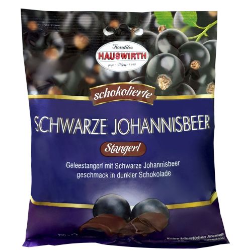 Hauswirth Schokolierte Schwarze Johannisbeer 200g