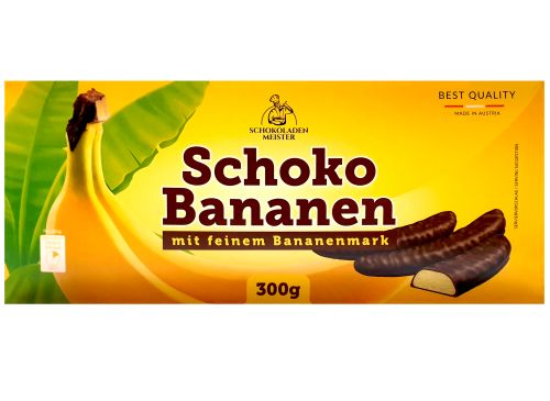 Chocolate Meister Schoko Bananen 300g