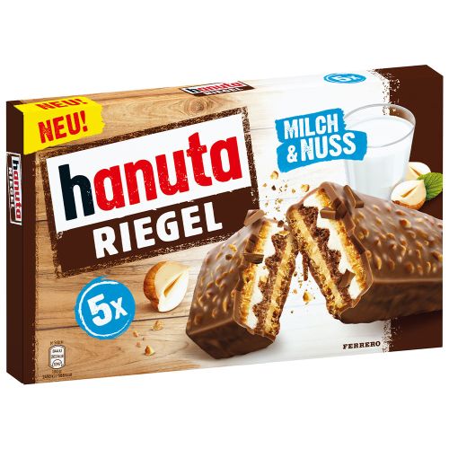 Hanuta Riegel Milch & Nuss 5x34.5g